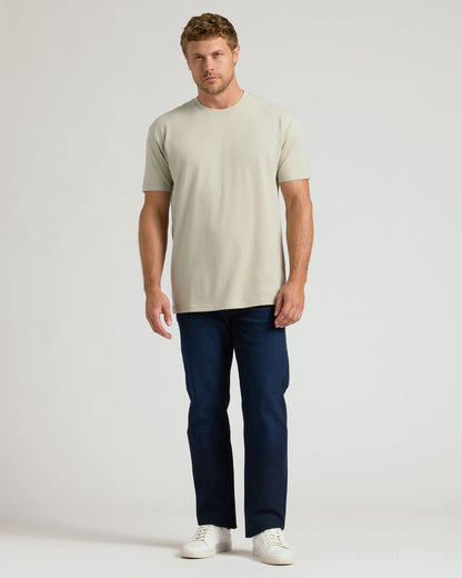 Dark Heather Graystone Classic Crew Neck