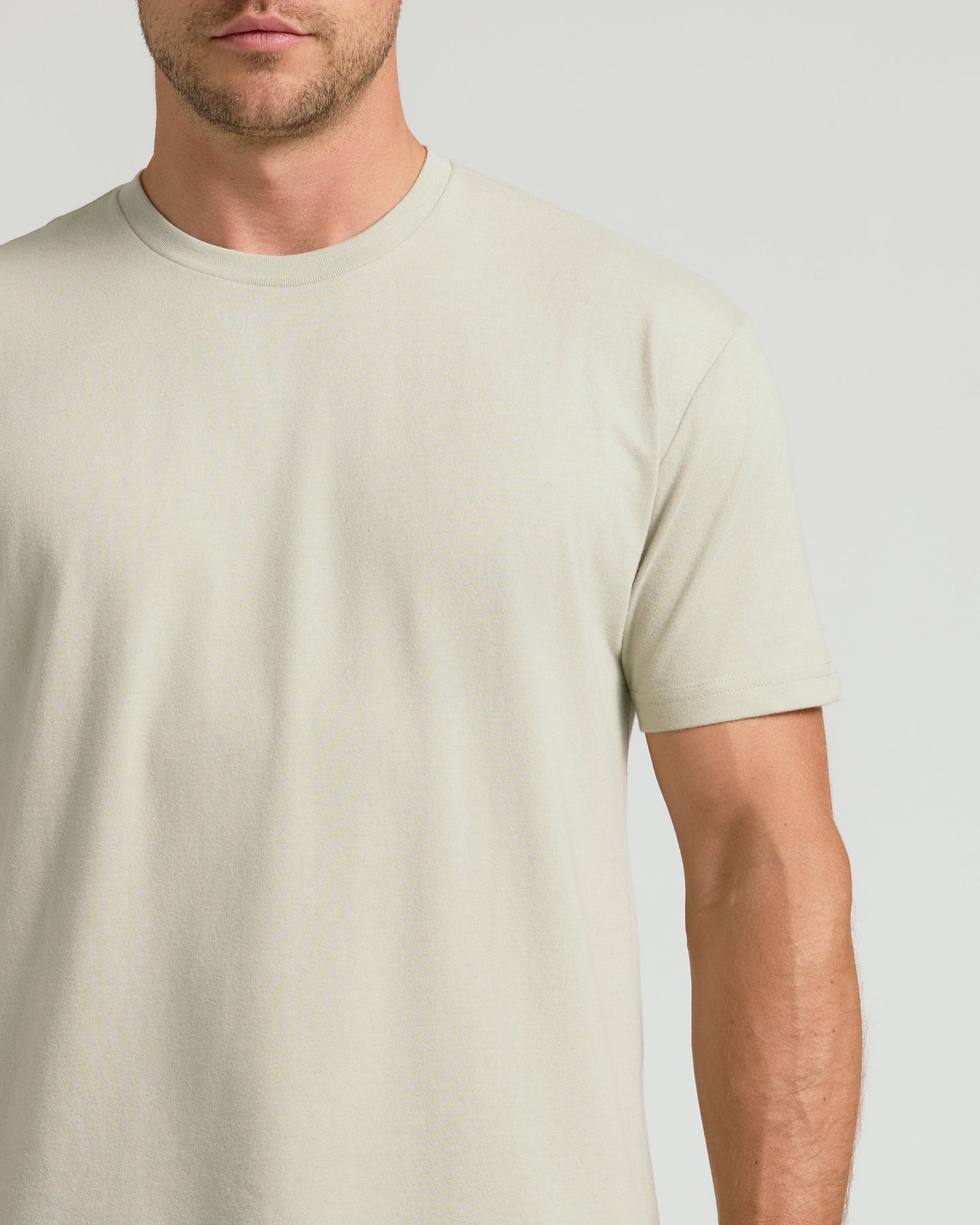 Dark Heather Graystone Classic Crew Neck