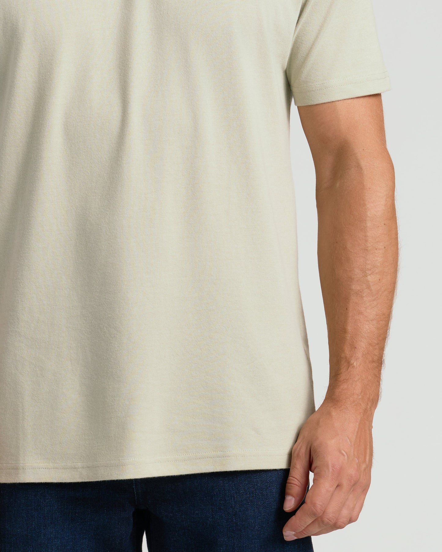 Dark Heather Graystone Classic Crew Neck