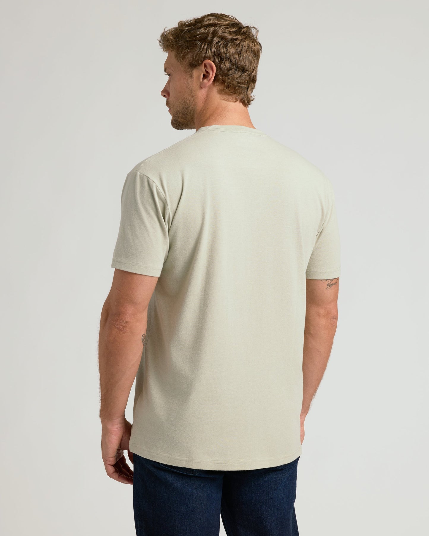 Dark Heather Graystone Classic Crew Neck