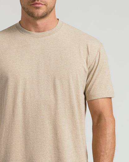 Heather Fennel Classic Crew Neck