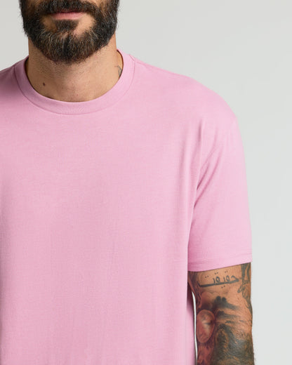 Heather Mauve Classic Crew Neck