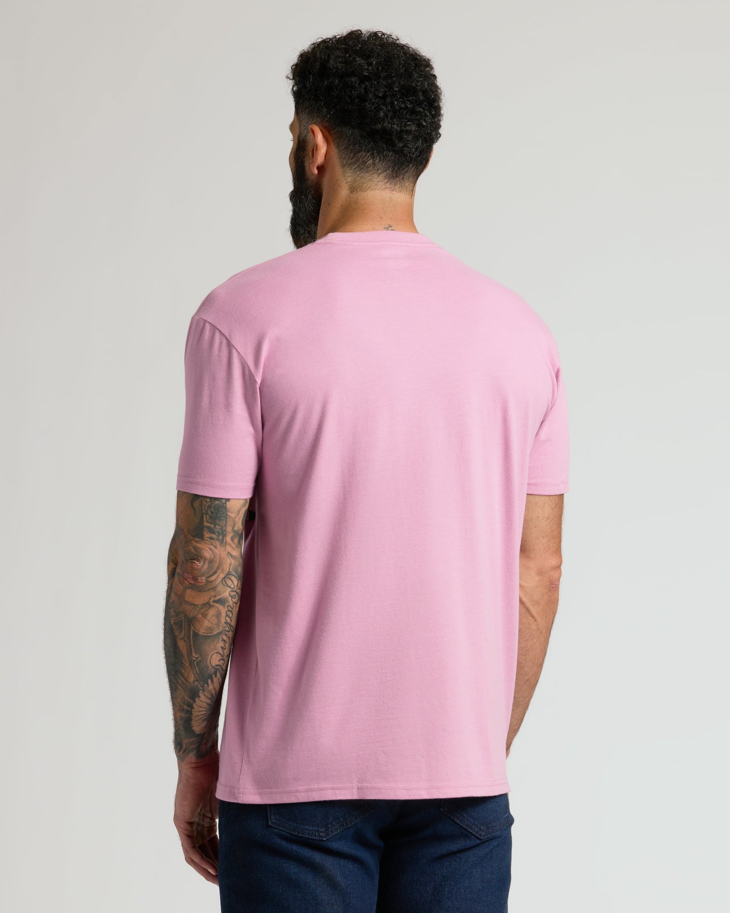 Heather Mauve Classic Crew Neck
