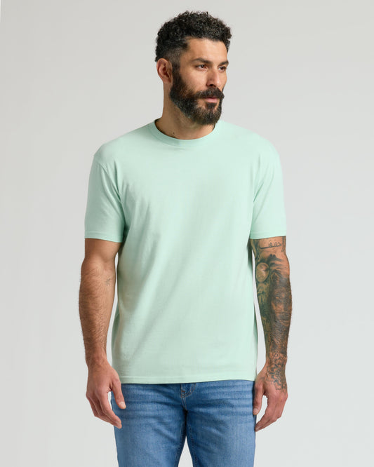 Heather Mist Classic Crew Neck