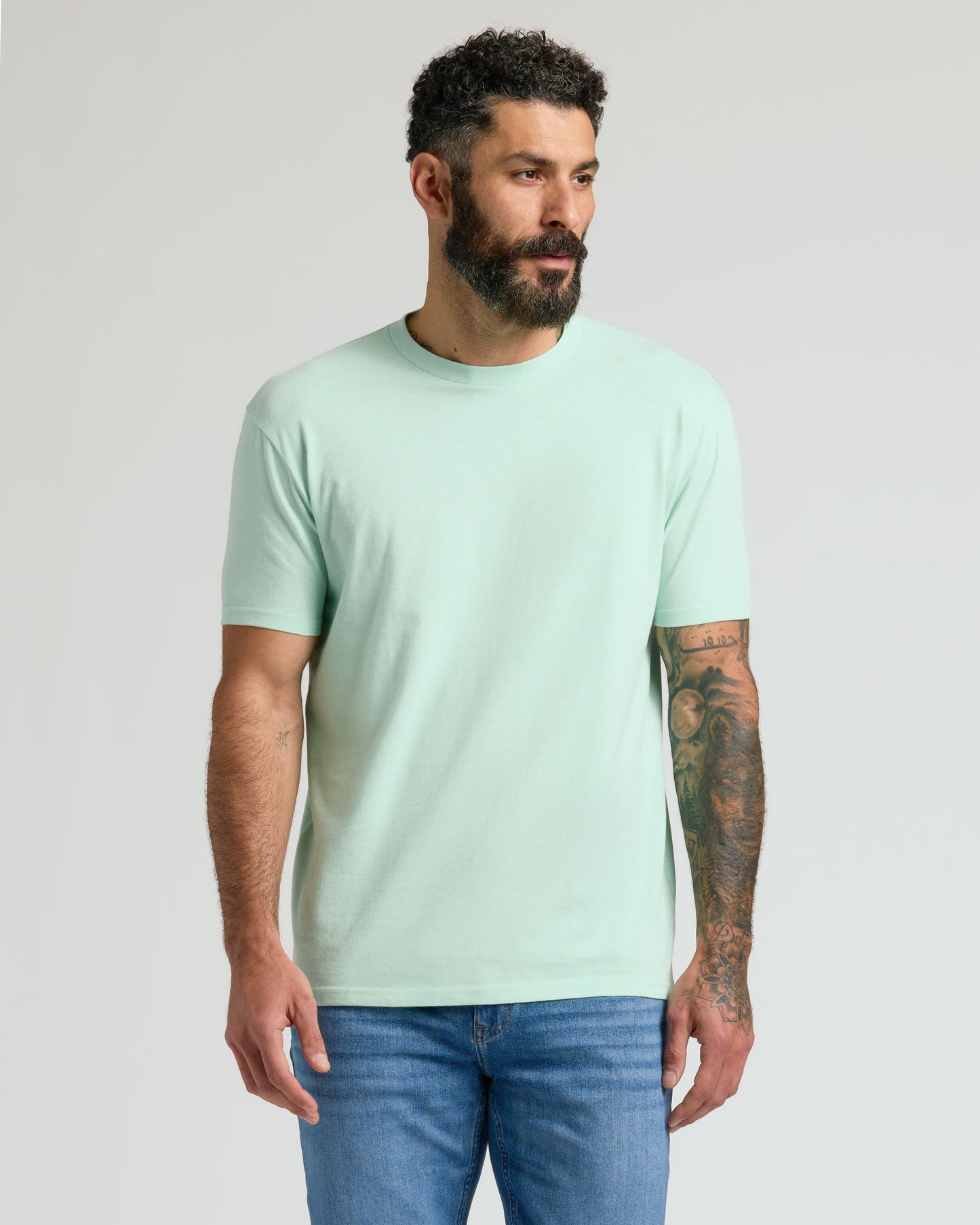 Heather Mist Classic Crew Neck