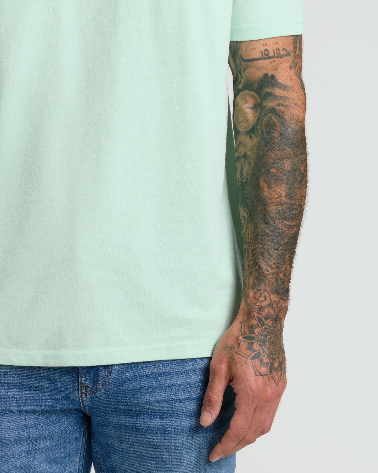 Heather Mist Classic Crew Neck