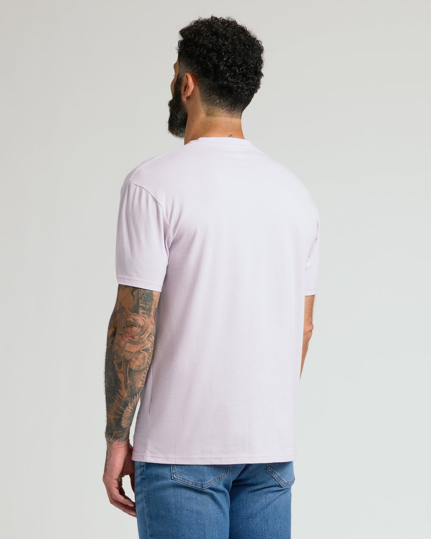 Heather Orchid Classic Crew Neck