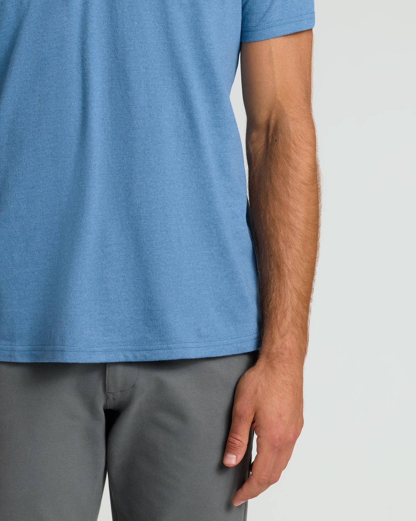 Dark Heather Blue Lake Classic Polo