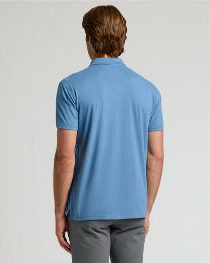 Dark Heather Blue Lake Classic Polo