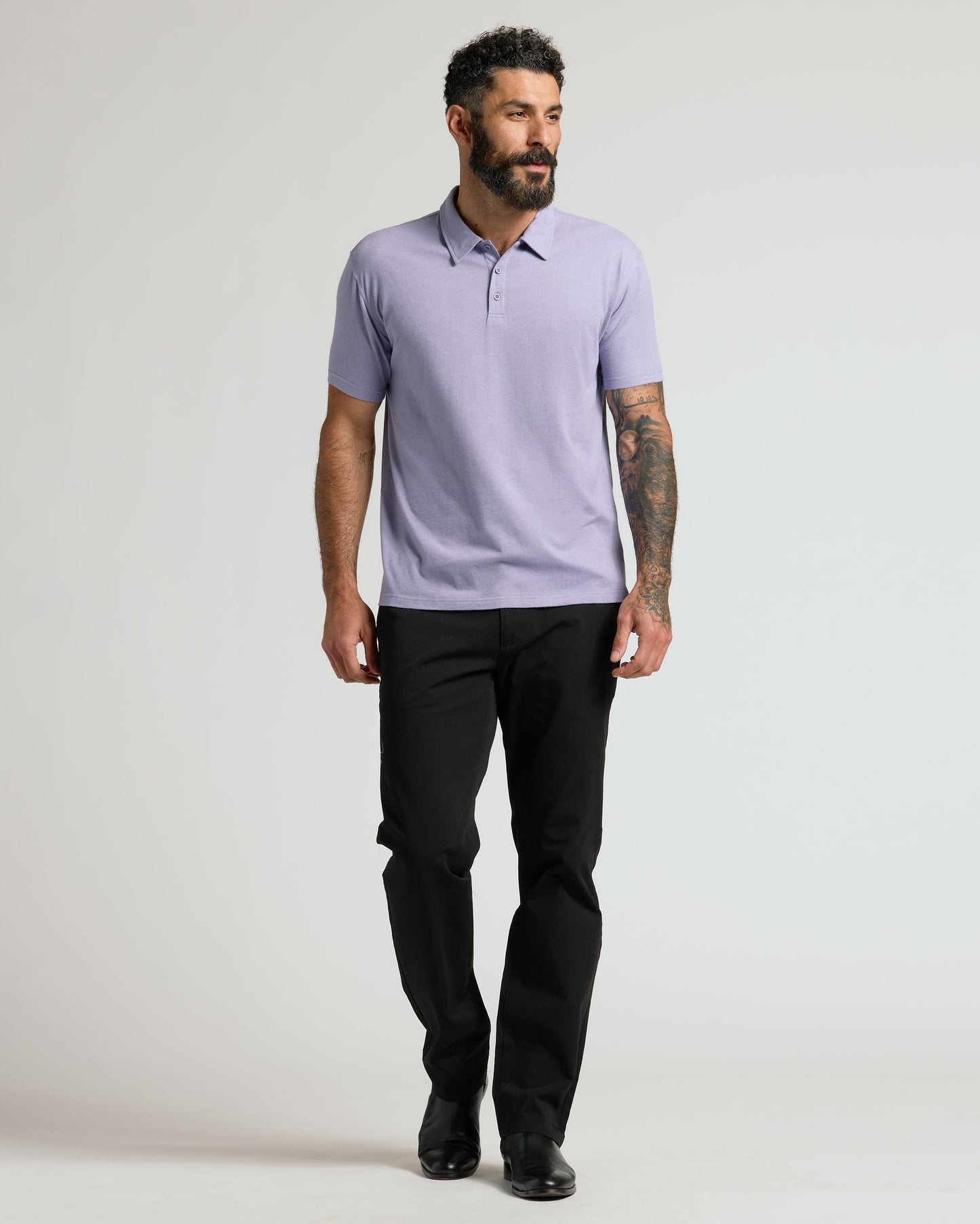 Heather Dark Orchid Classic Polo