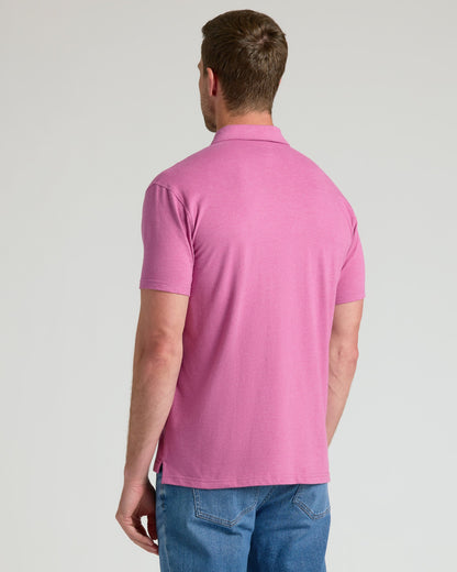 Heather Magenta Classic Polo