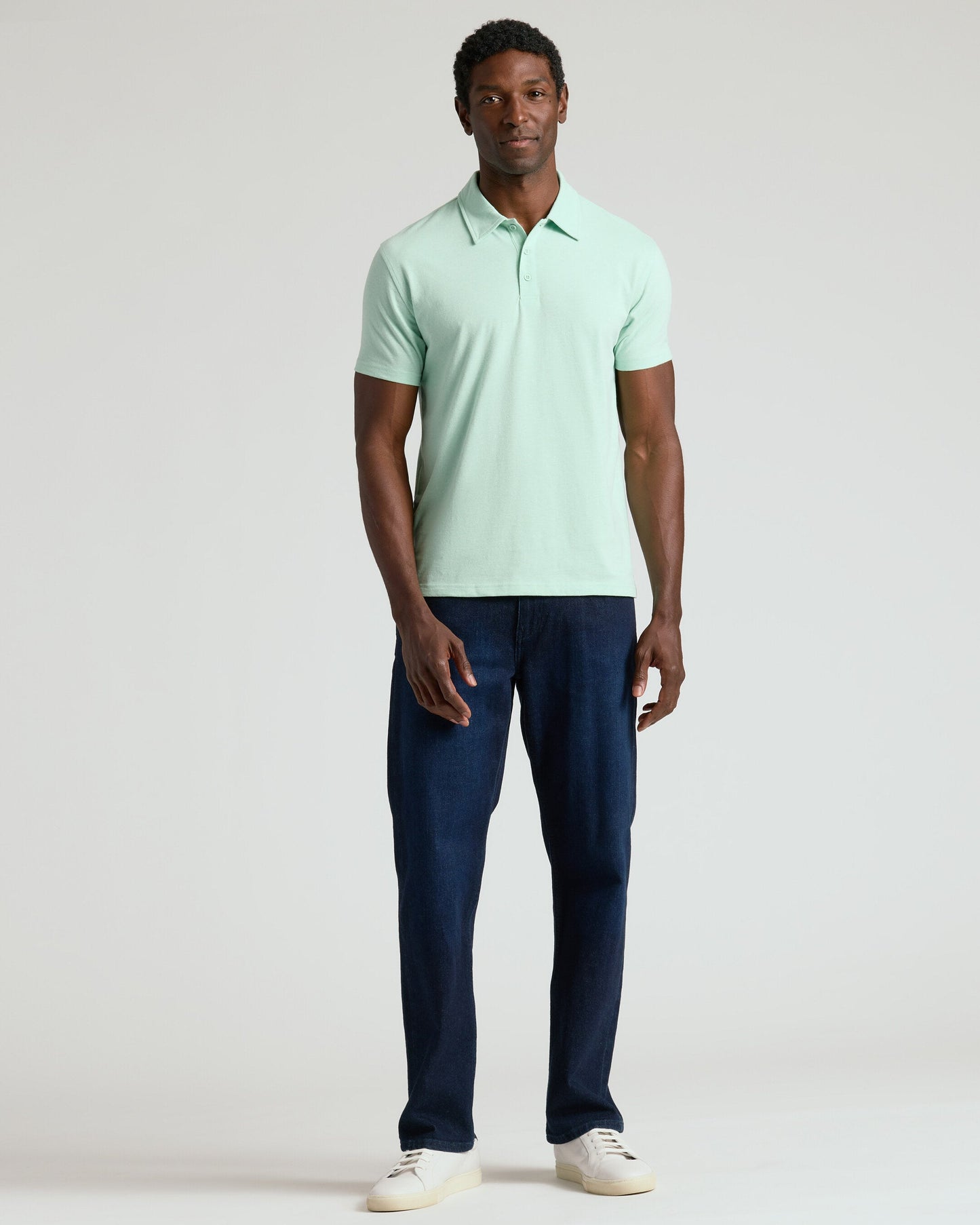 Heather Mist Classic Polo