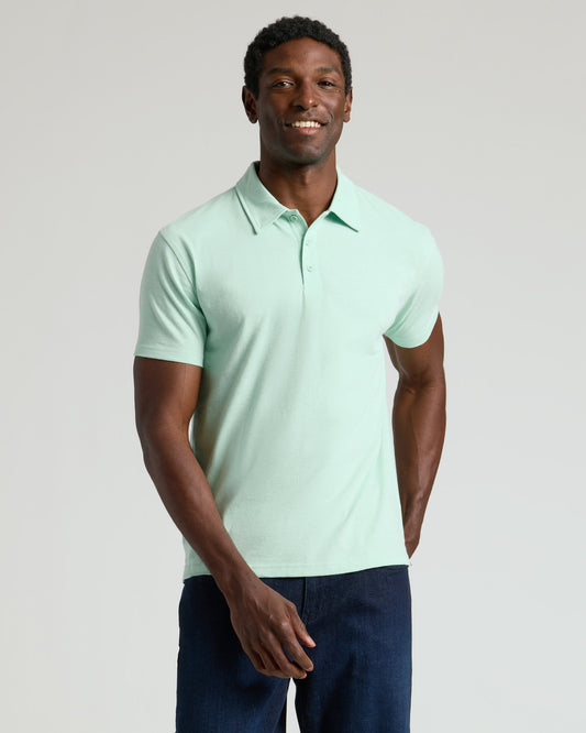Heather Mist Classic Polo