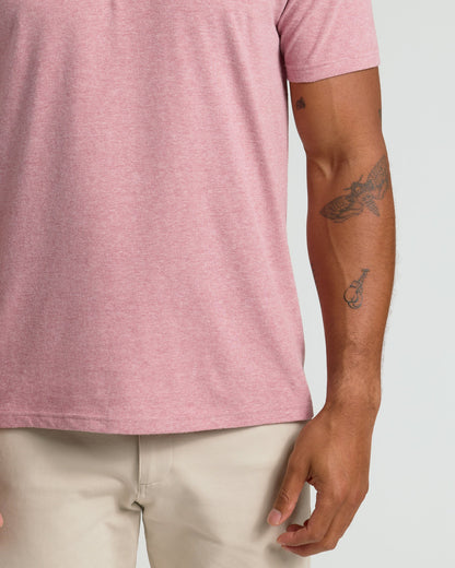 Light Heather Boysenberry Classic Polo