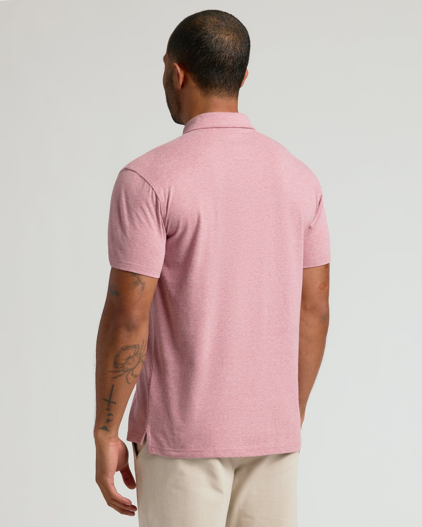 Light Heather Boysenberry Classic Polo