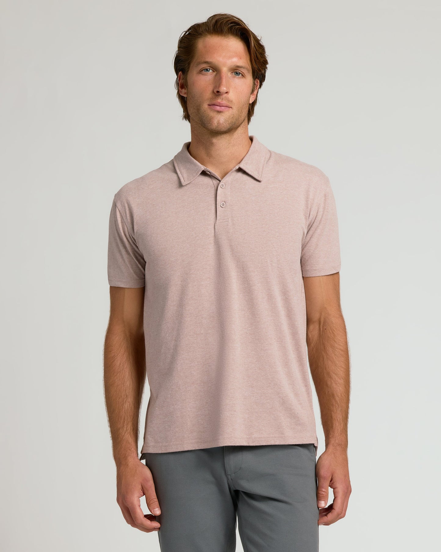 Light Heather Slate Mauve Classic Polo