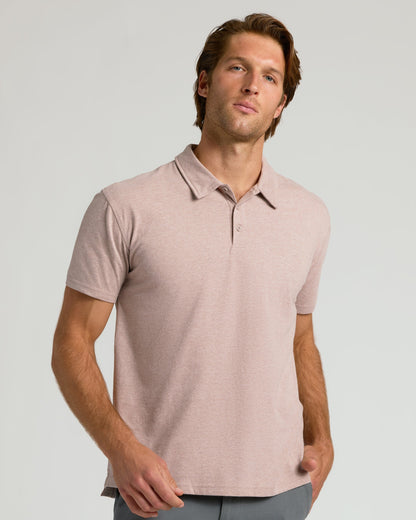 Light Heather Slate Mauve Classic Polo