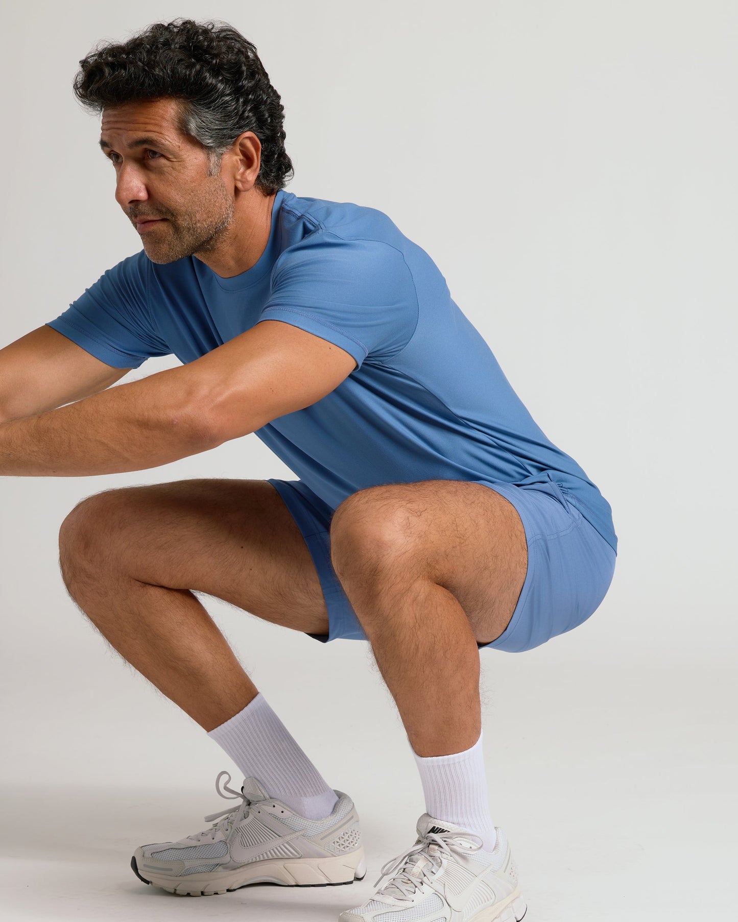 Azul Active Crew Neck Tee