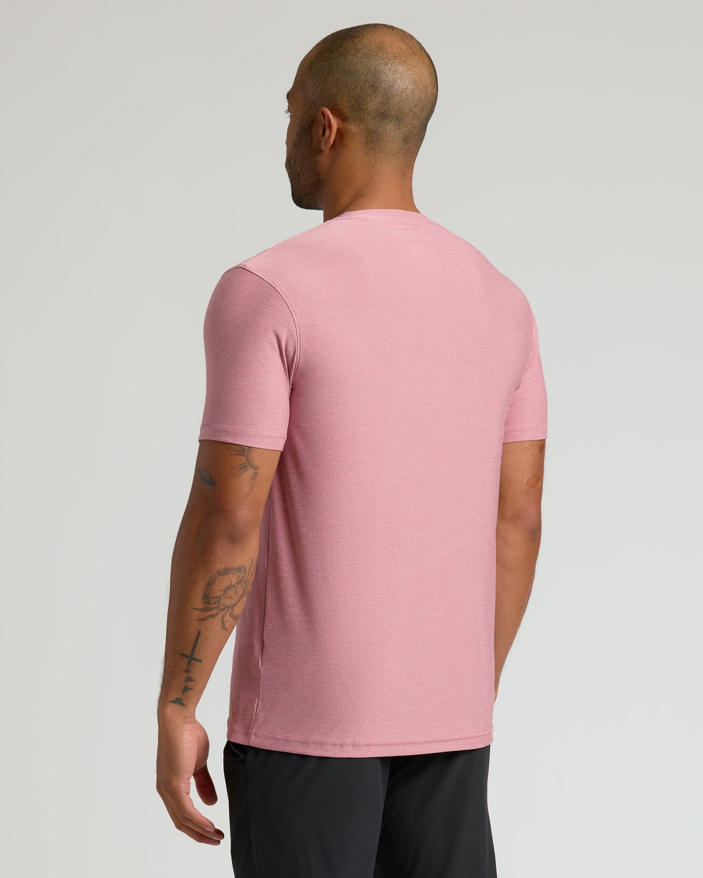 Quartz Rose Active Crew Neck Tee