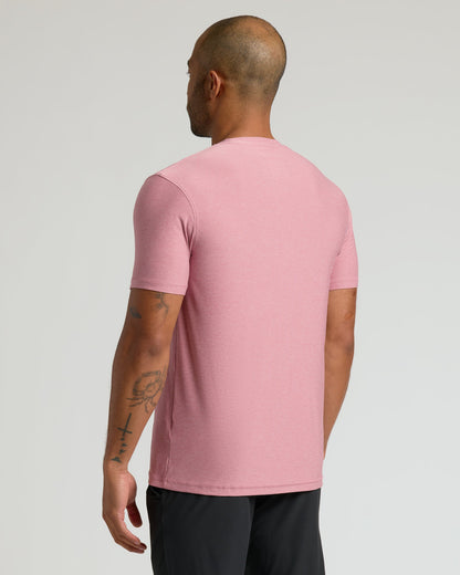 Quartz Rose Active Crew Neck Tee
