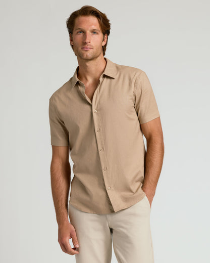 The Standard Short Sleeve Linen Shirt 3-Pack