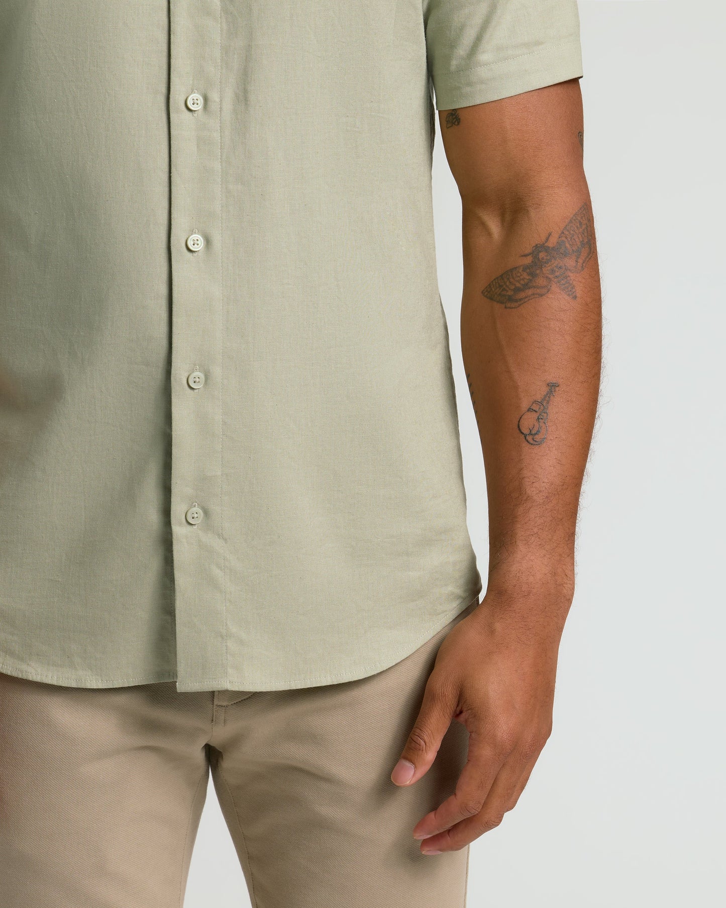 Mossy Oak Short Sleeve Linen Shirt