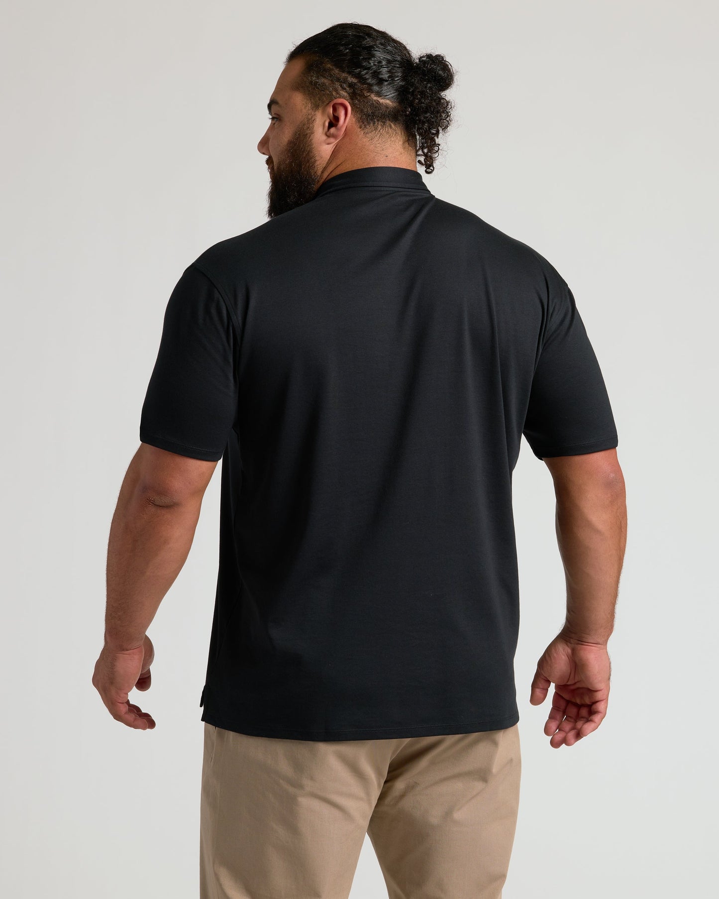 Black Premium Pima Polo