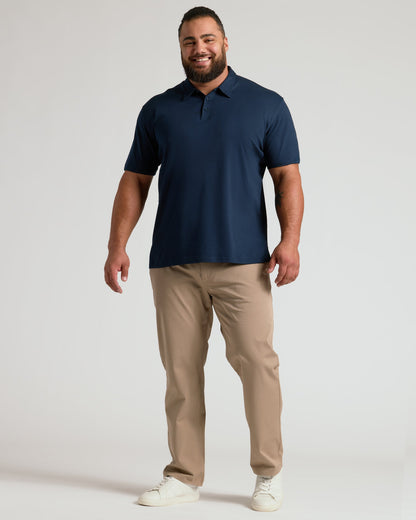 Navy Premium Pima Polo