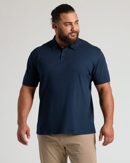 Navy & Ether Premium Pima Polo 2-Pack