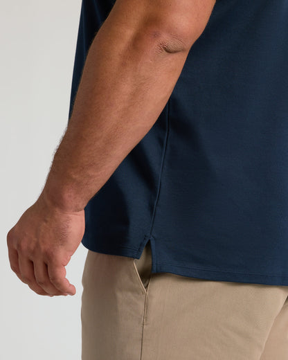 Navy Premium Pima Polo