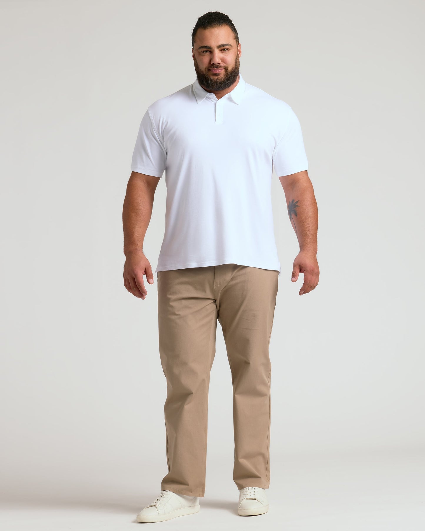White Premium Pima Polo