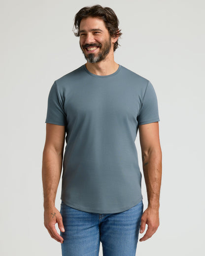 Tempest Premium Pima Crew Curved Hem