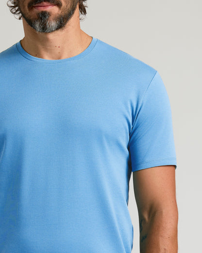 Cerulean Premium Pima Crew Neck
