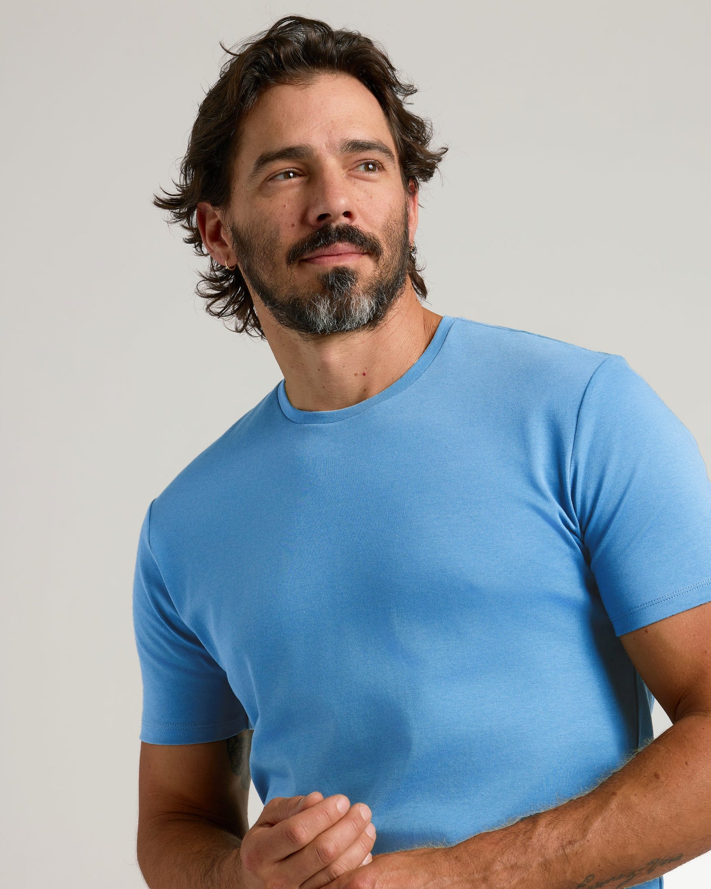 Cerulean Premium Pima Crew Neck