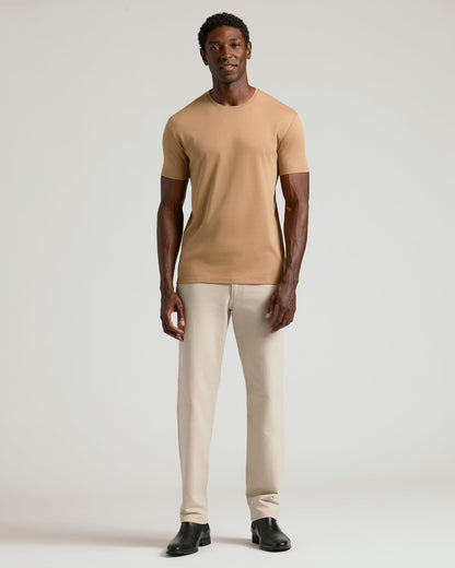Tahini Premium Pima Crew Neck
