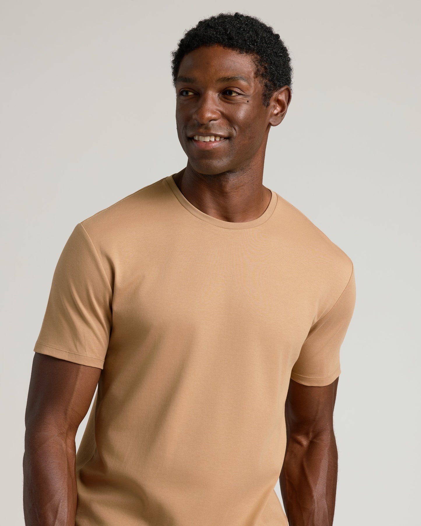 Tahini Premium Pima Crew Neck