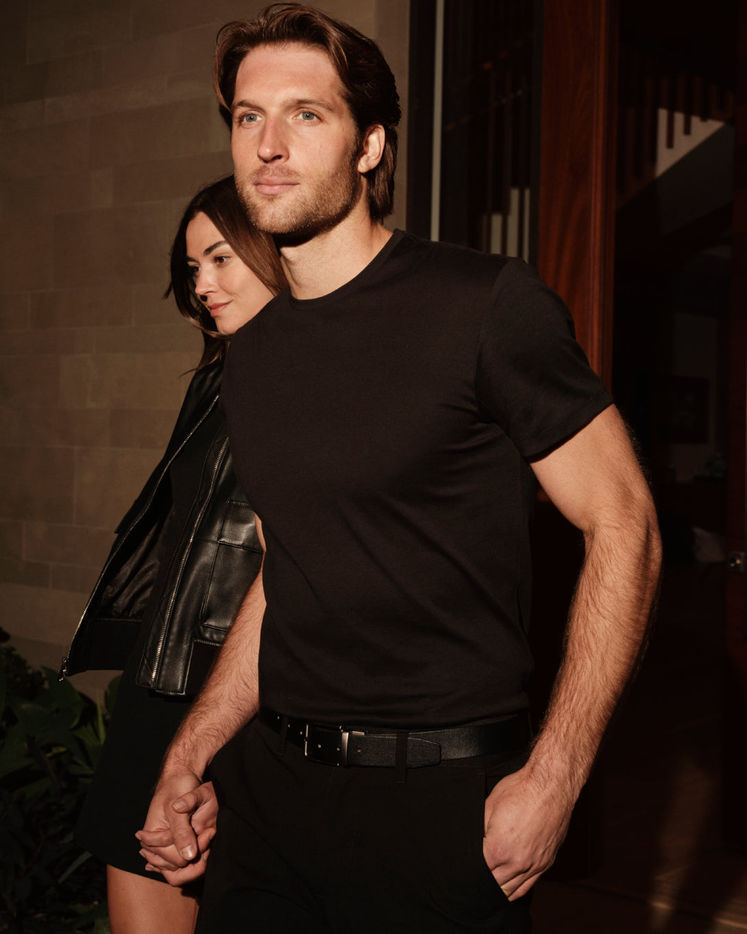 Black Premium Pima Crew Neck