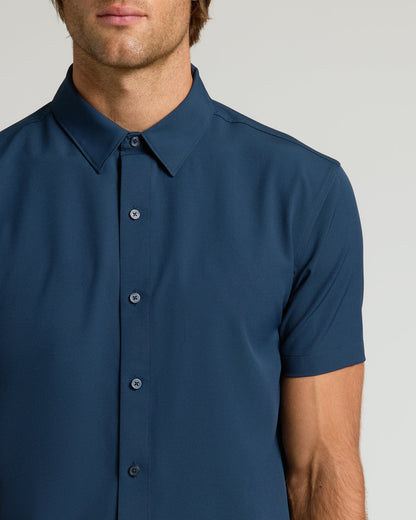 Navy Performance Dress Shirt