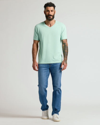 Heather Mist Classic V-Neck