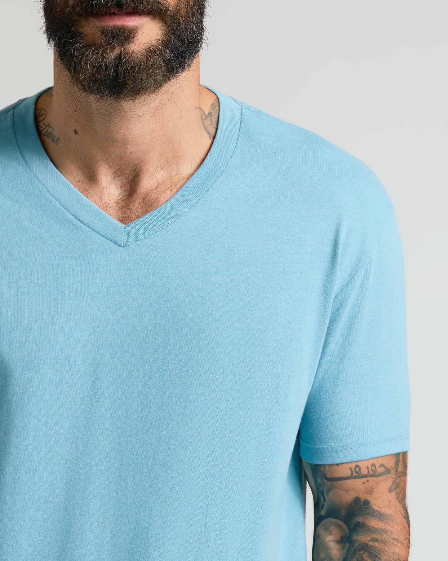 Heather Voyager Classic V-Neck