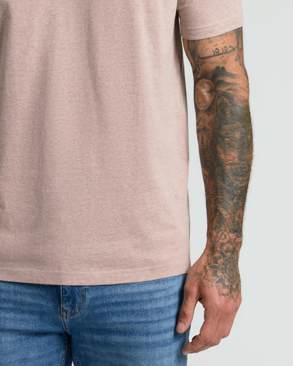 Light Heather Slate Mauve Classic V-Neck
