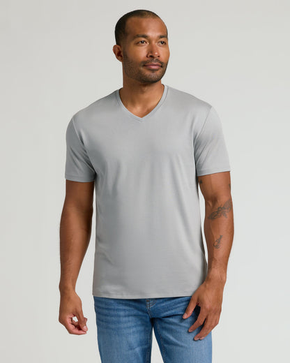 Premium Pima V-Neck 4-Pack