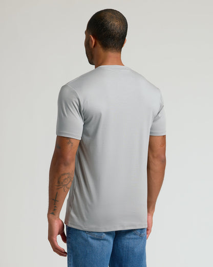 Steel Premium Pima V-Neck