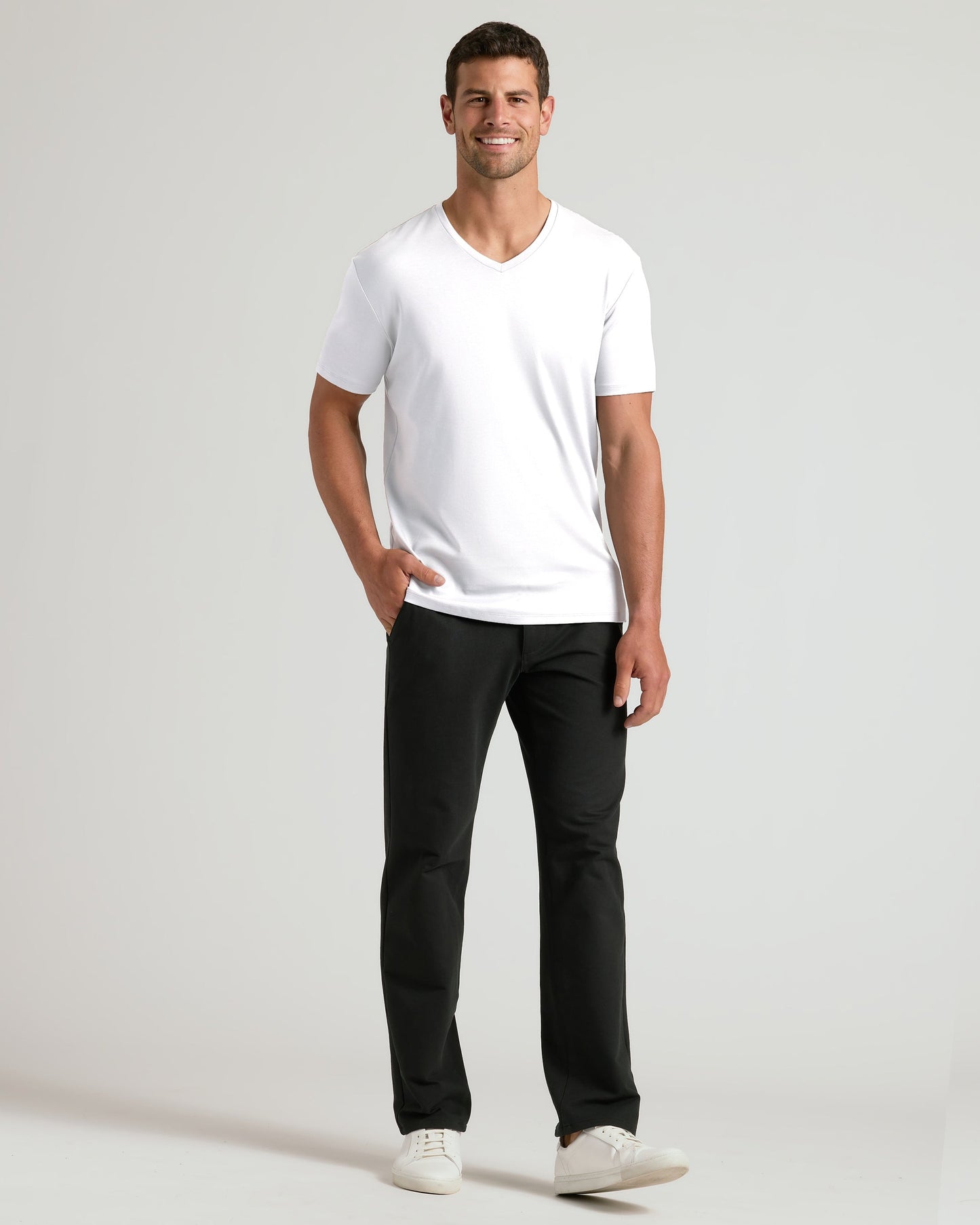Premium Pima V-Neck 4-Pack