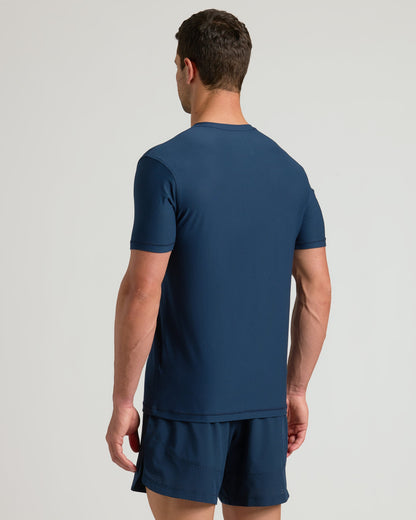 Navy Active V-Neck