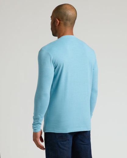 Heather Voyager Classic Long Sleeve Crew Neck