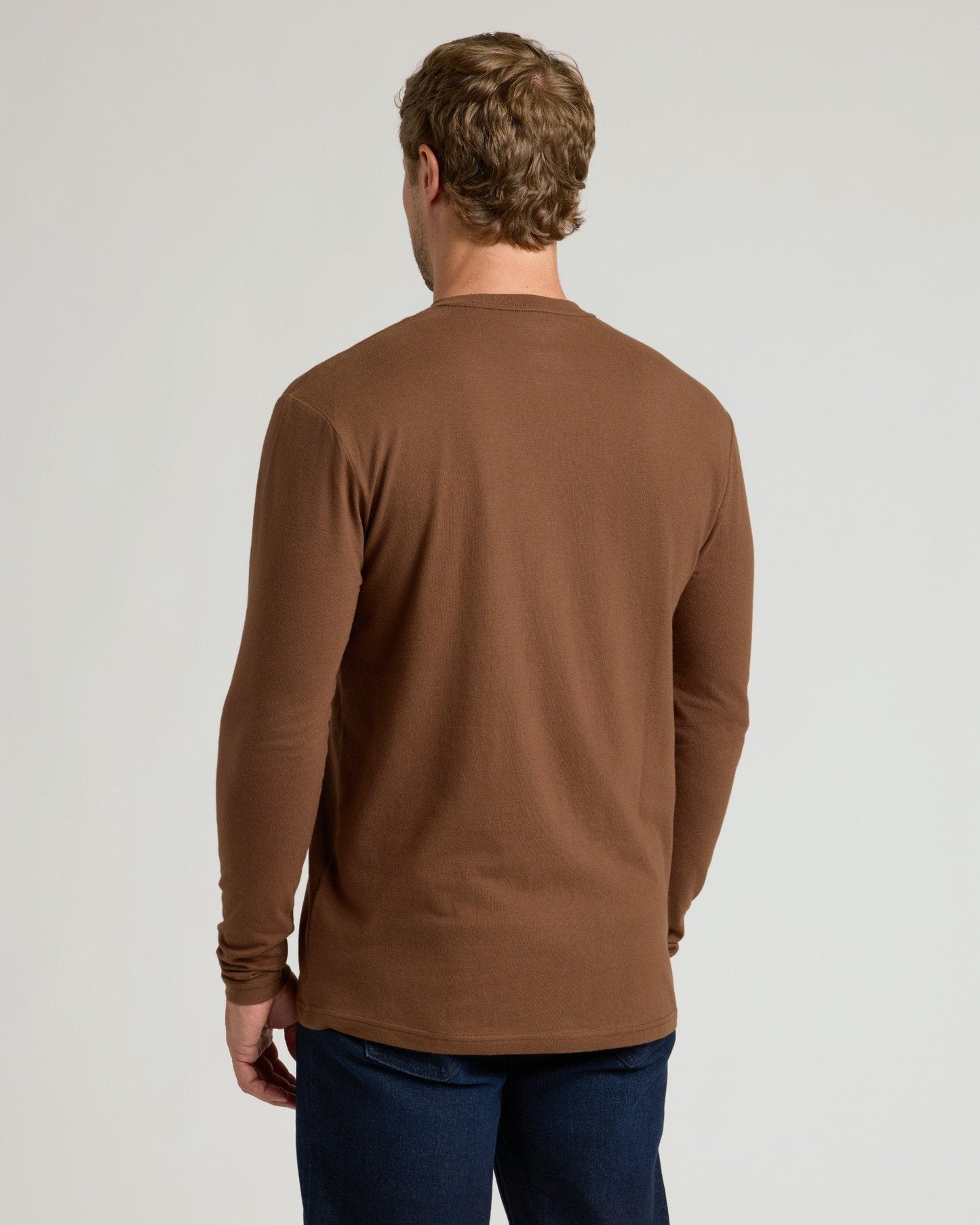 Sepiawood Classic Long Sleeve Crew Neck