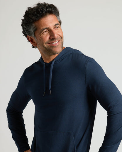 Heather Navy Active Comfort Pullover Hoodie