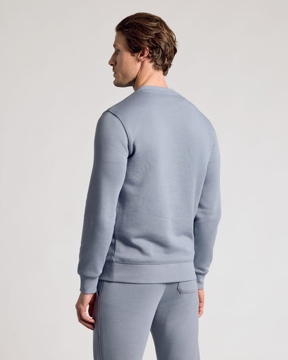 Dusty Blue Pullover Fleece Crew & Jogger 2-Pack