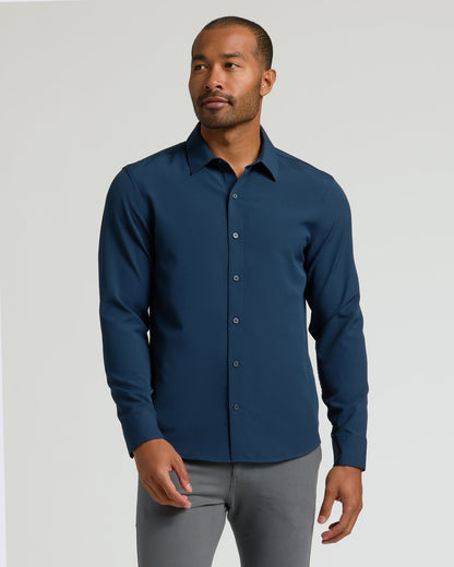 Staple Long Sleeve Performance Dress Shirt 3-Pack